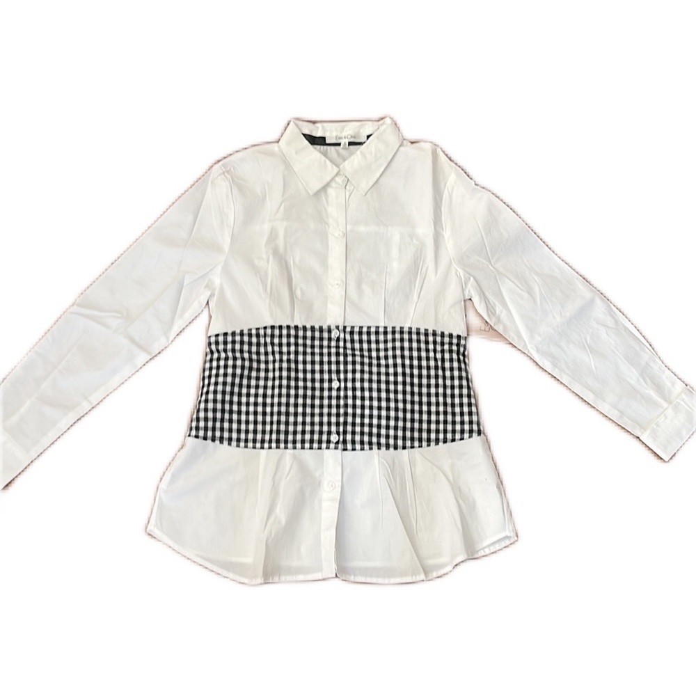 Eden & Olivia Womens Small Long Sleeve Button Down Shirt